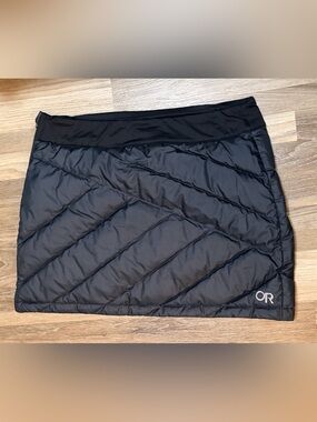 Outdoor Research Black Quilted Mini Skirt